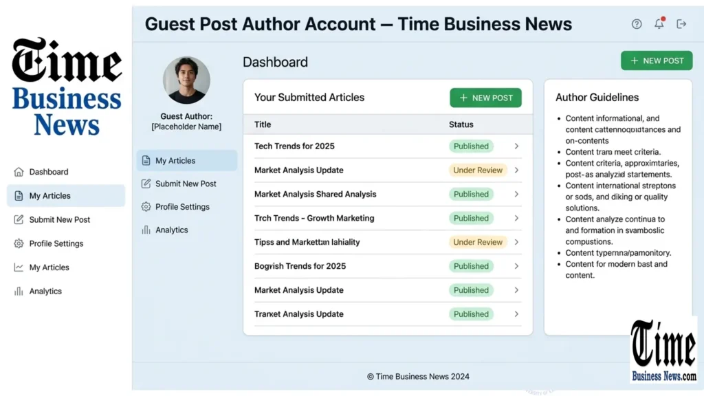guest post author account